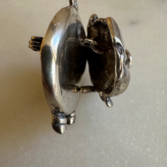 925 Silver Pig Brooch - Picture 2 of 4